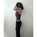 Knit Hood Sleeveless