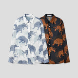 See-through Tiger Hawaiian Shirt 2COLOR