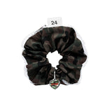 NO.550 [RED] SOLDIER HEART HAIR SCRUNCHY