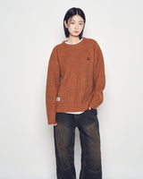25FW A SYMBOL BASIC KNIT ORANGE