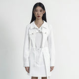 White Crop Jacket