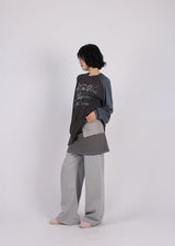 MIX STRIPE LOOSE TEE