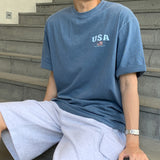 LMN リオUSAピグメント半袖Tシャツ (4 colors)