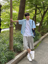 Lur One tuck Bermuda pants