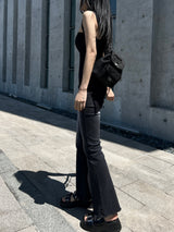 SALE! Side hole long strap sleeveless mini dress (2 colors)