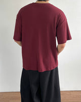 Weather Crop Waffle Short Sleeve Tee