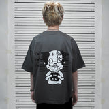 PEANUT STAIN - Fakenut Stain Mastermind Grey Boxy Oversized Tshirt