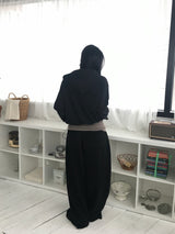 ミニザンフラワーエンボスクロップパーカー（6c）