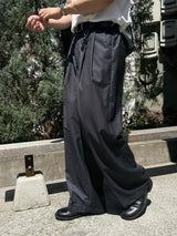 Dope two-tuck wide diagonal slacks