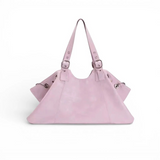 スタッド アイレット ショルダー トートバッグ(DENIM, PINK, BLACK 3COLORS!)
