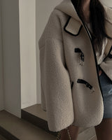 Overfit boa jacket