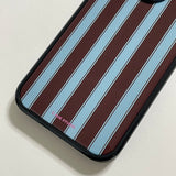 [MADE] pajama epoxy bumper case - brown blue