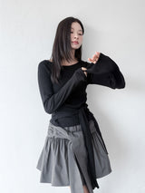  COTTON FRILL SKIRT