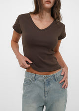[B-BASIC] Standard Short Sleeve V-Neck Tee (2 SIZE)