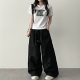 Reedy ポケットピンタックパラシュートワイドパンツ
