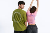 シグネチャーアークバックロゴTシャツ (Pink, Olive)