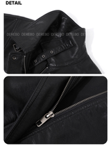 Czech Rider Zip-Up Leather Jacket
