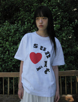 DOT LOGO OVERFIT TEE (WHITE)