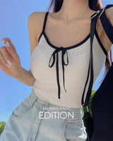 【MADE】Ribbon sleeveless