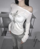 della cross off tee (2colors)