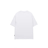スカル ピクセル グラフィック オーバーフィット Tシャツ