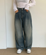 ワンピンタックヒップパンツ