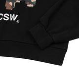 Cat Save The World カーモピクセルアートフードTシャツ (2Color)