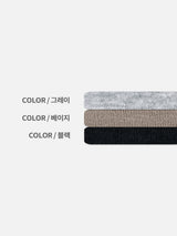 スリムヘンリーネックフードスリーブス 3color