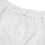 スカラップバンドスカート(White)