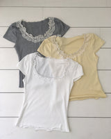 Lofil Lace Short Sleeve T-Shirt