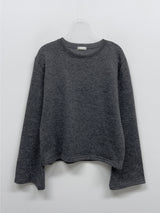 カフスウールニットTシャツ