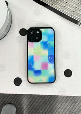 [MADE][Glossy Silver Glass Bumper Case] 夏の夜サマー ナイト パレット