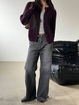 Golgi round knit cardigan(5color)