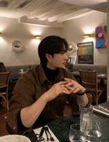 エイジウエスタンポケットスエードロングスリーブシャツ