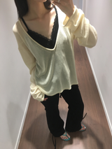 Fondure lace sleeveless top (2color)