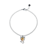 Devil heart PEARL necklace