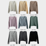 Teak Daily Button Knitted Cardigan