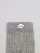 NUBASIC SEE-THROUGH LONG SOCKS GRAY