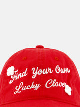 Lucky Clover Cap-Red
