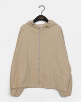 Sithern Corduroy Two-Way Hooded Zip-Up Jacket