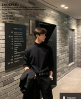 エイデン 401 コットン ラウンドトップ ワイドパンツ