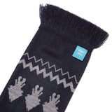 TROLLS JACQUARD KNIT MUFFLER - NAVY