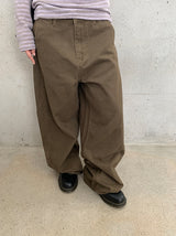 Hugin Cut Cotton Balloon Wide Pants