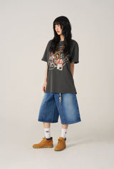Pigment Error Printed T-Shirt - Charcoal