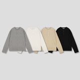 LMN リバシー4ボタンラウンドロングスリーブ (5 colors)