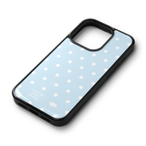ホリデーエポキシバンパーケース (sky blue mini dot)