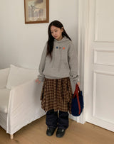 Ryutin Button Over Brushed Hoodie