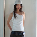 Single Buckle sleeveless_ivory