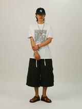 TWE レタリングプリンティング1/2Tシャツ
