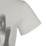 Slim Fit Short Sleeve Tee – Blurred Type [WHITE]